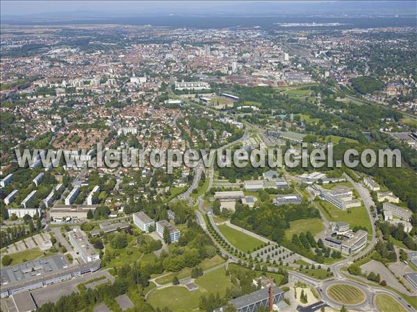 Photo aérienne de Mulhouse