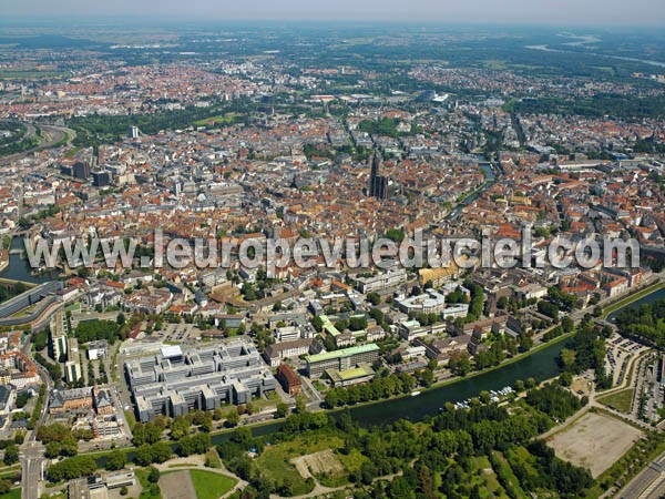 Photo aérienne de Strasbourg