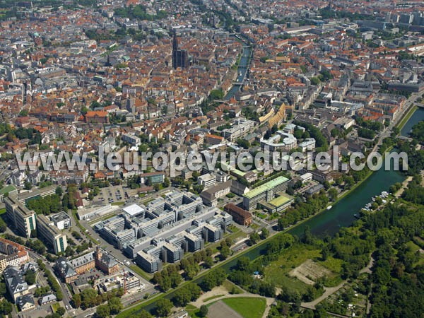 Photo aérienne de Strasbourg