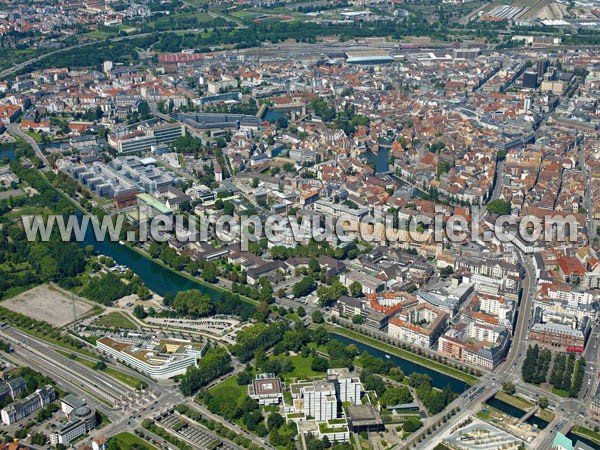 Photo aérienne de Strasbourg