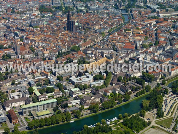 Photo aérienne de Strasbourg