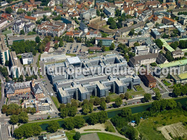 Photo aérienne de Strasbourg