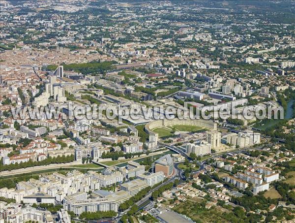 Photo aérienne de Montpellier Photo aérienne de Montpellier