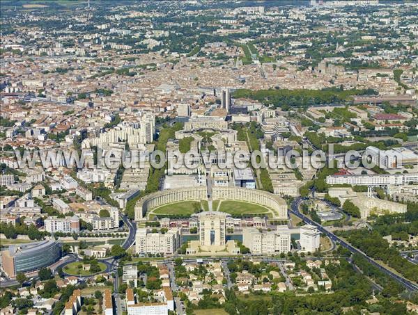 Photo aérienne de Montpellier