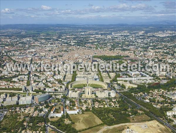 Photo aérienne de Montpellier