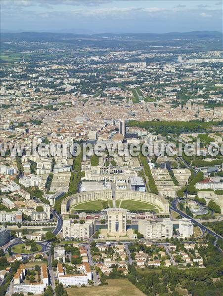 Photo aérienne de Montpellier