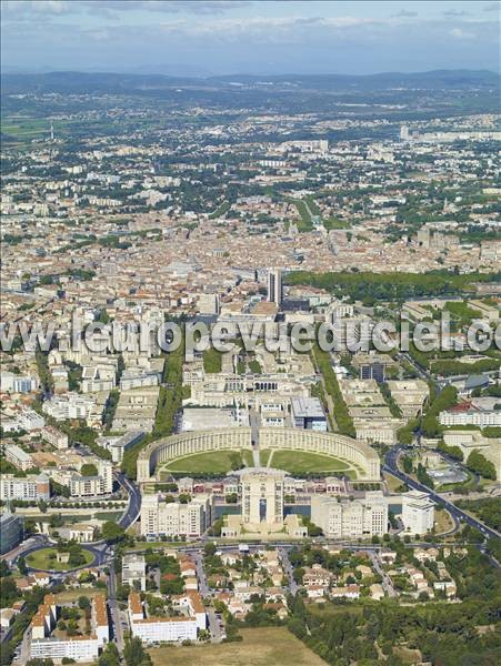 Photo aérienne de Montpellier Photo aérienne de Montpellier