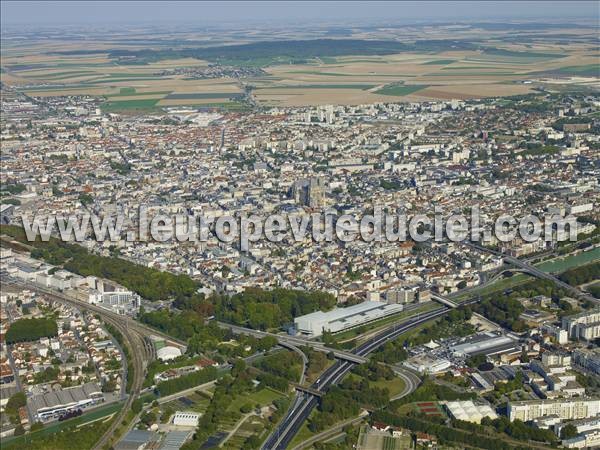 Photo aérienne de Reims