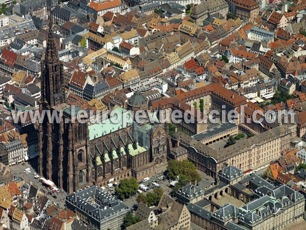 Photo aérienne de Strasbourg