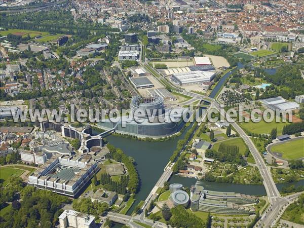 Photo aérienne de Strasbourg