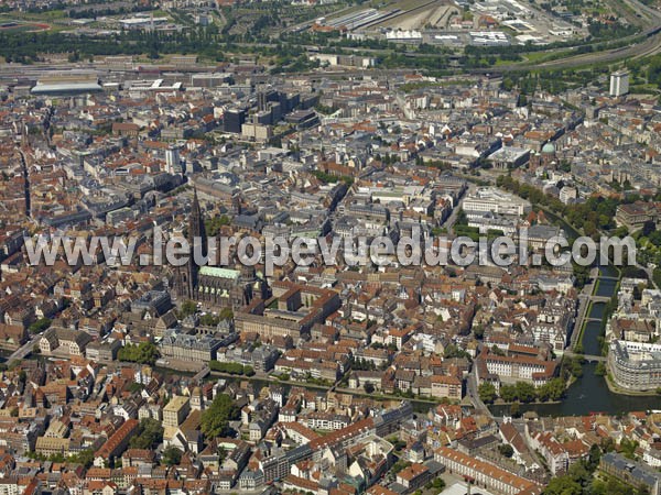 Photo aérienne de Strasbourg