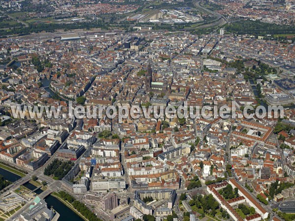 Photo aérienne de Strasbourg