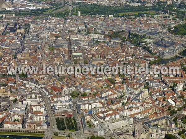 Photo aérienne de Strasbourg