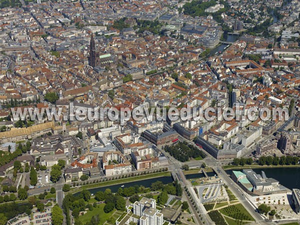 Photo aérienne de Strasbourg