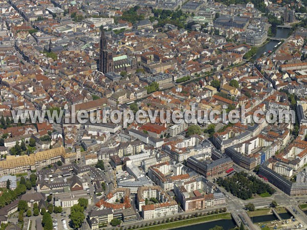 Photo aérienne de Strasbourg