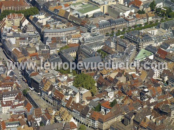 Photo aérienne de Strasbourg