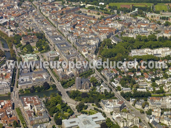 Photo aérienne de Strasbourg