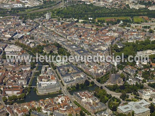 Photo aérienne de Strasbourg