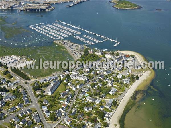 Photo aérienne de Larmor-Plage