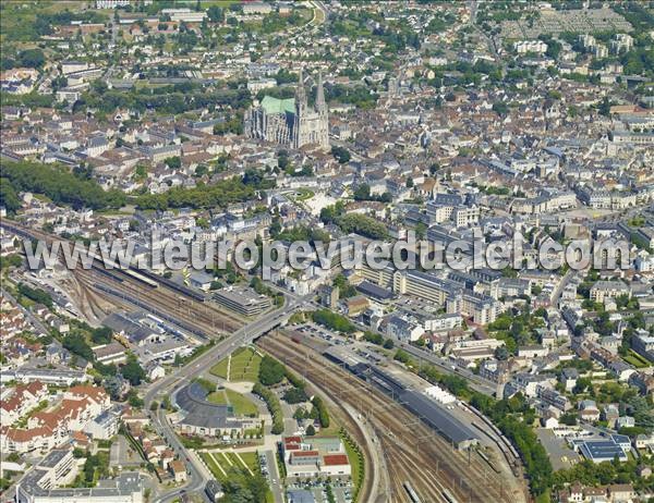 Photo aérienne de Eure-et-Loir (Chartres)