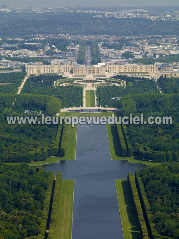 Photo aérienne de Versailles