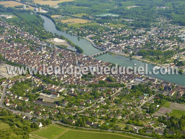 Photo aérienne de Joigny