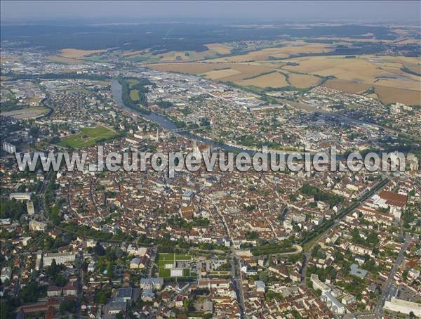 Photo aérienne de Auxerre