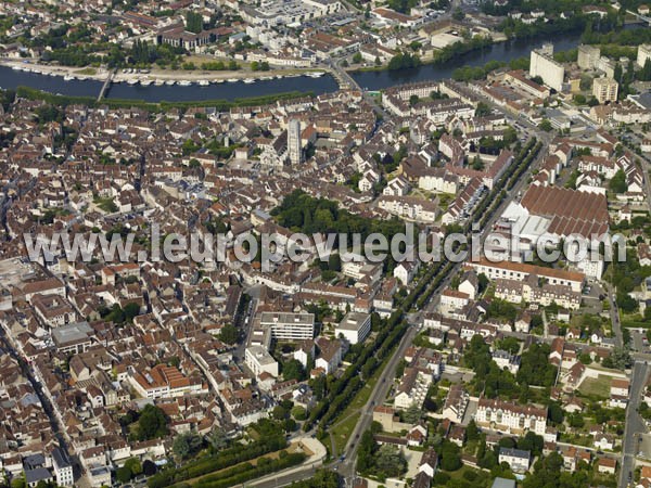 Photo aérienne de Auxerre