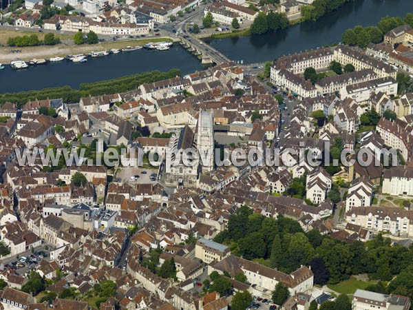 Photo aérienne de Auxerre