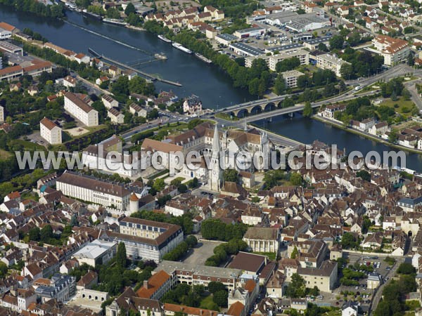 Photo aérienne de Auxerre