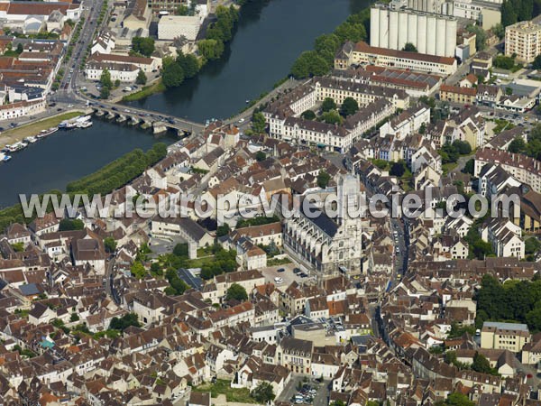 Photo aérienne de Auxerre