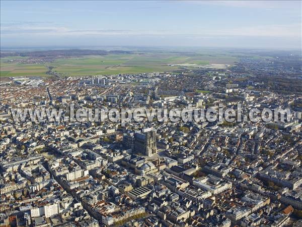 Photo aérienne de Reims