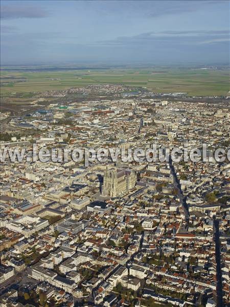 Photo aérienne de Reims