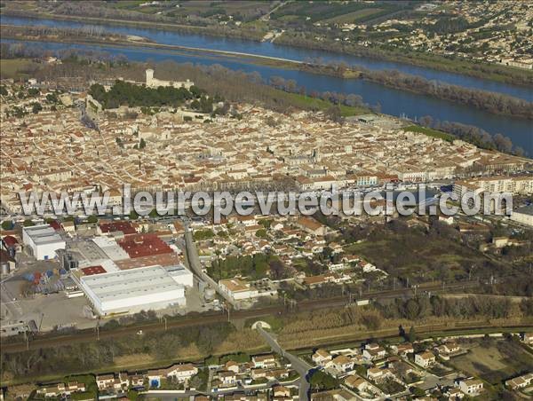 Photo aérienne de Beaucaire