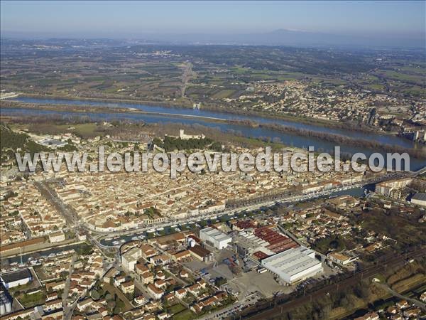 Photo aérienne de Beaucaire