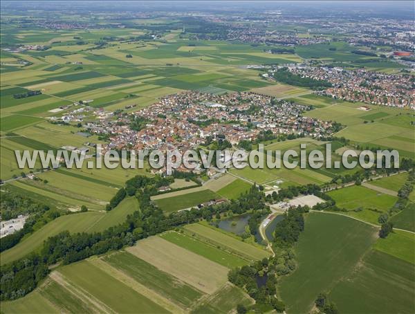 Photo aérienne de Oberschaeffolsheim