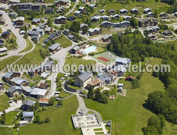 Photo aérienne de Champagny-en-Vanoise