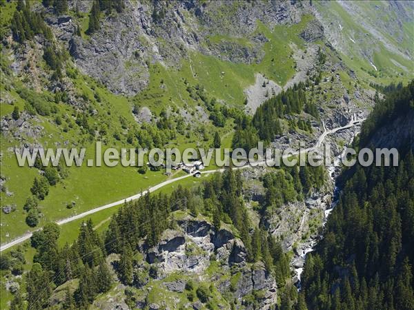 Photo aérienne de Champagny-en-Vanoise