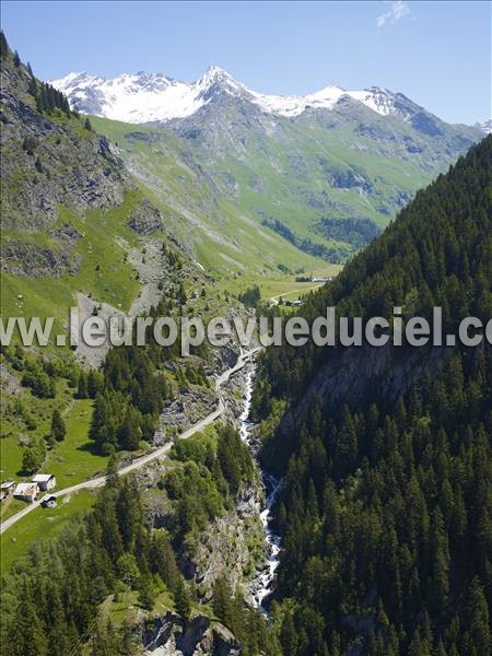 Photo aérienne de Champagny-en-Vanoise