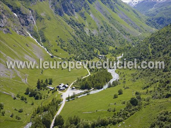 Photo aérienne de Champagny-en-Vanoise