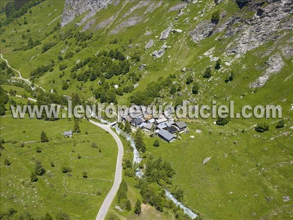 Photo aérienne de Champagny-en-Vanoise