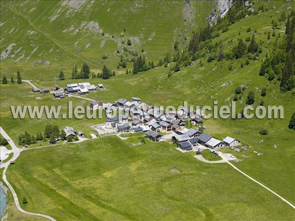 Photo aérienne de Champagny-en-Vanoise