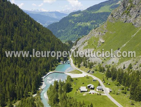 Photo aérienne de Champagny-en-Vanoise