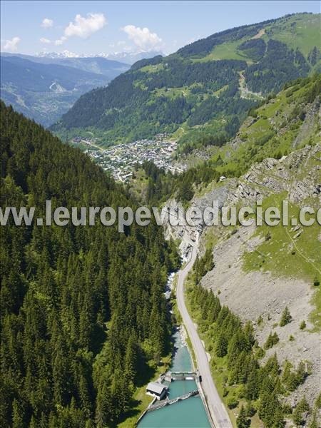 Photo aérienne de Champagny-en-Vanoise