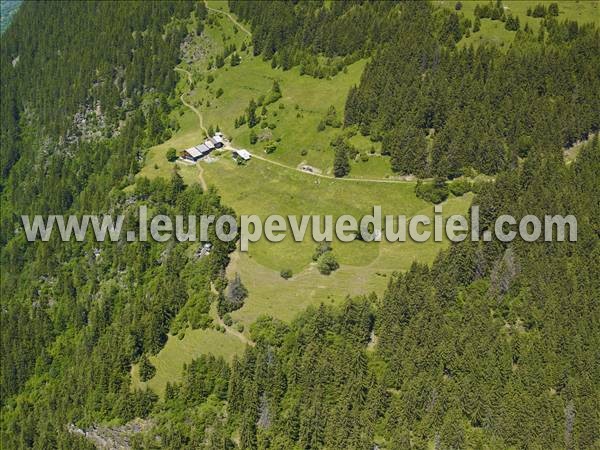 Photo aérienne de Champagny-en-Vanoise