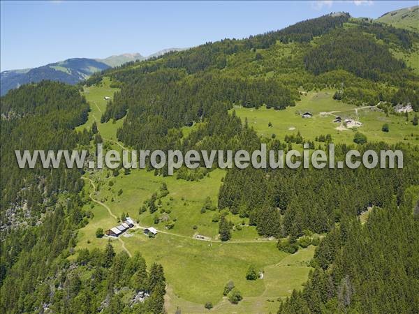 Photo aérienne de Champagny-en-Vanoise