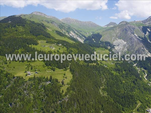 Photo aérienne de Champagny-en-Vanoise