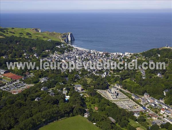 Photo aérienne de tretat