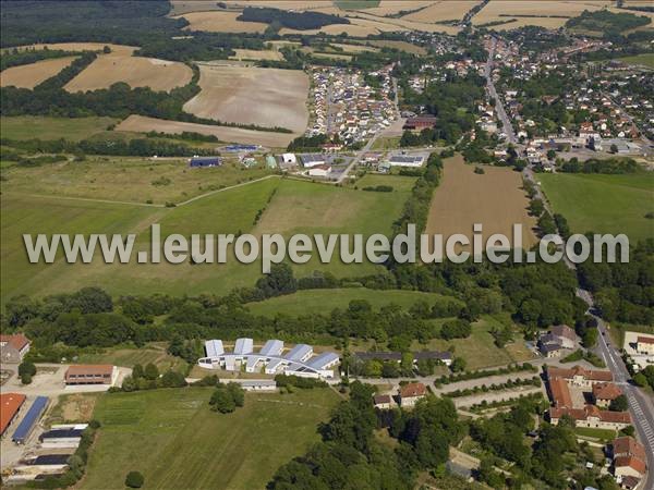 Photo aérienne de Courcelles-Chaussy