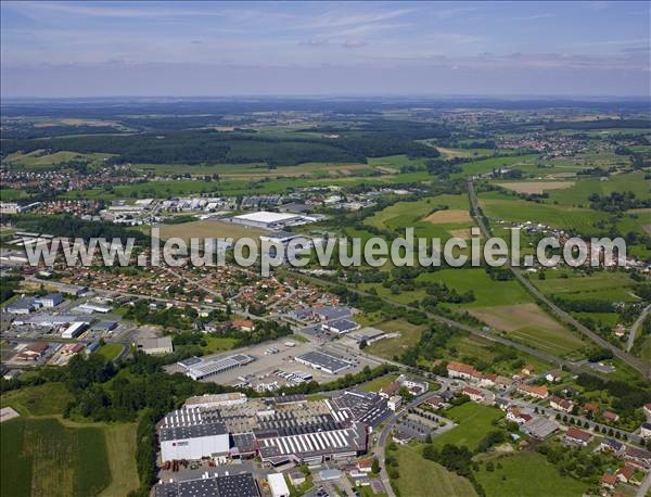 Photo aérienne de Sarrebourg